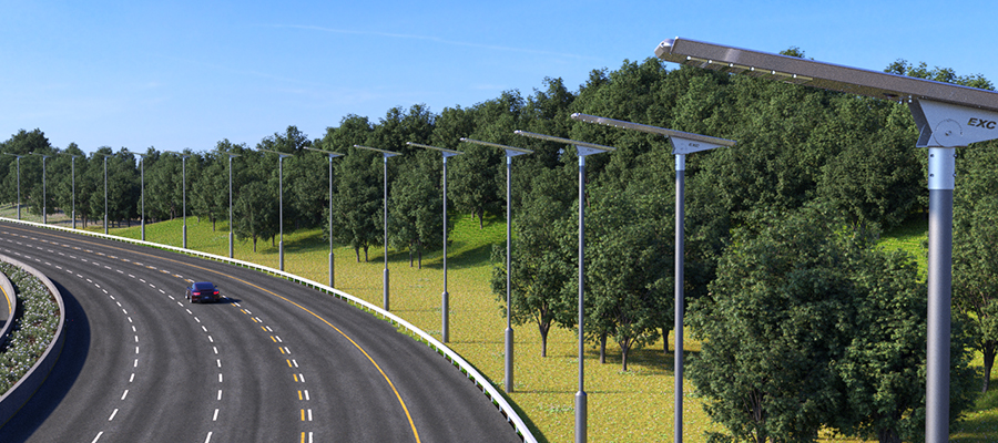 led solar street lamps