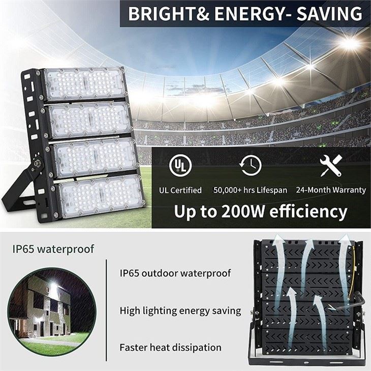 floodlights for sports fields detail