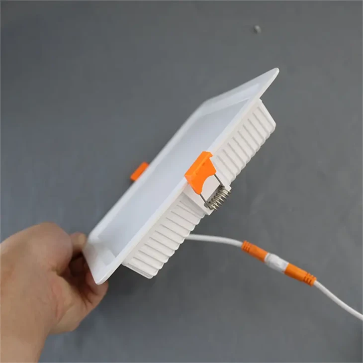 Recessed LED Downlight 9W Eco-Slim Square factory