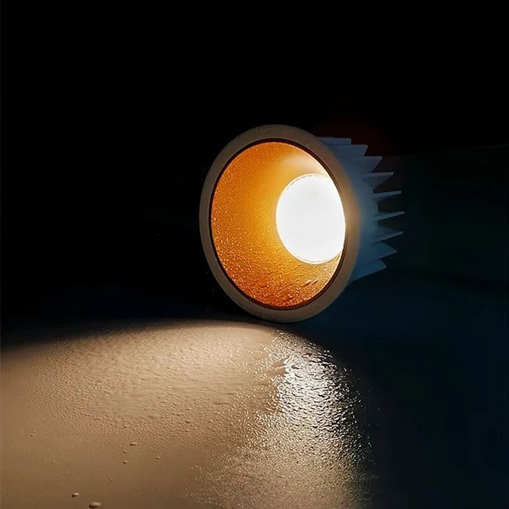 IP65 Waterproof Recessed LED Downlight High CRI Anti-Glare COB Ceiling Spot Light for Wet Area factory