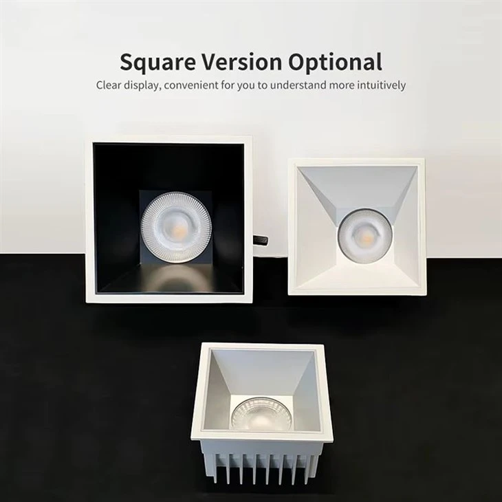 IP65 Waterproof Recessed LED Downlight High CRI Anti-Glare COB Ceiling Spot Light for Wet Area price