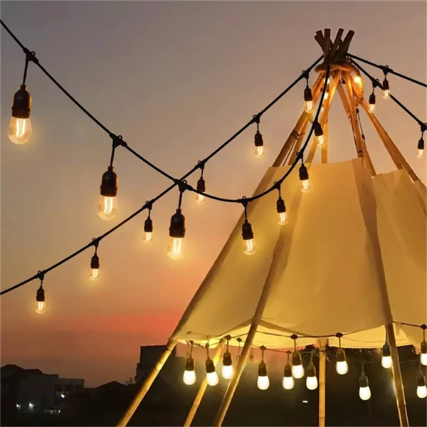 IP65 LED Patio String Lights – Shatterproof & Dimmable For Outdoor Use
