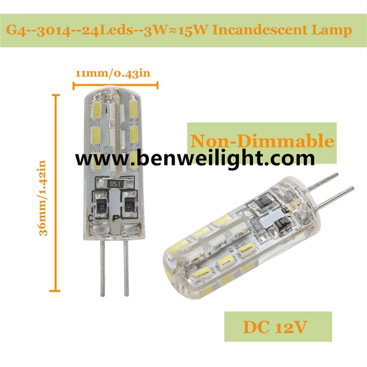 LED Capsule Bulbs: G4/G9/E14, 220V/12V AC/DC factory