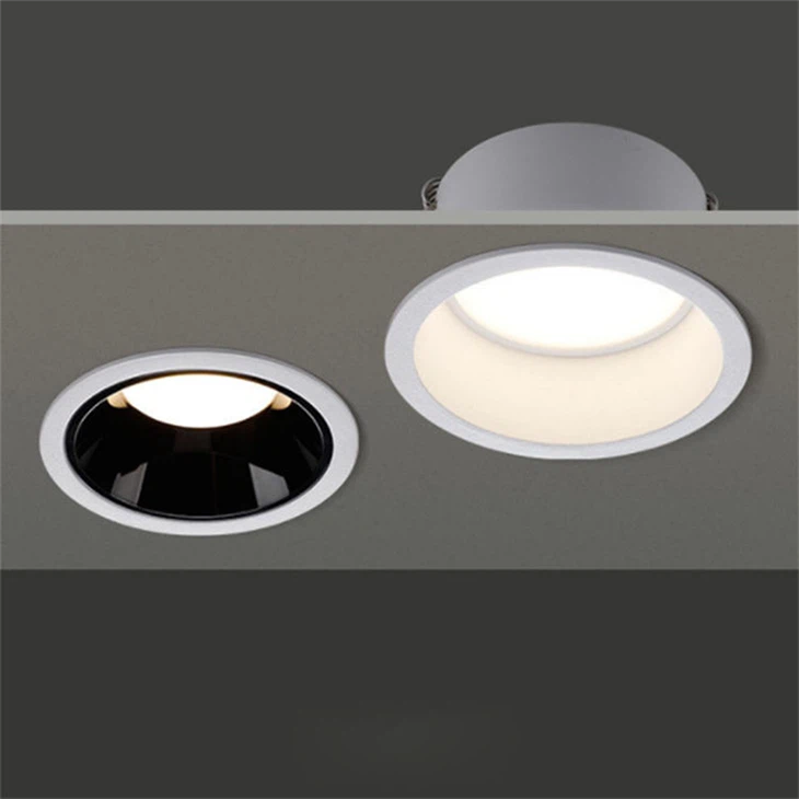 Recessed LED Downlight - 3000K/4000K/6000K, Anti-Glare Deep Cup Design high quality