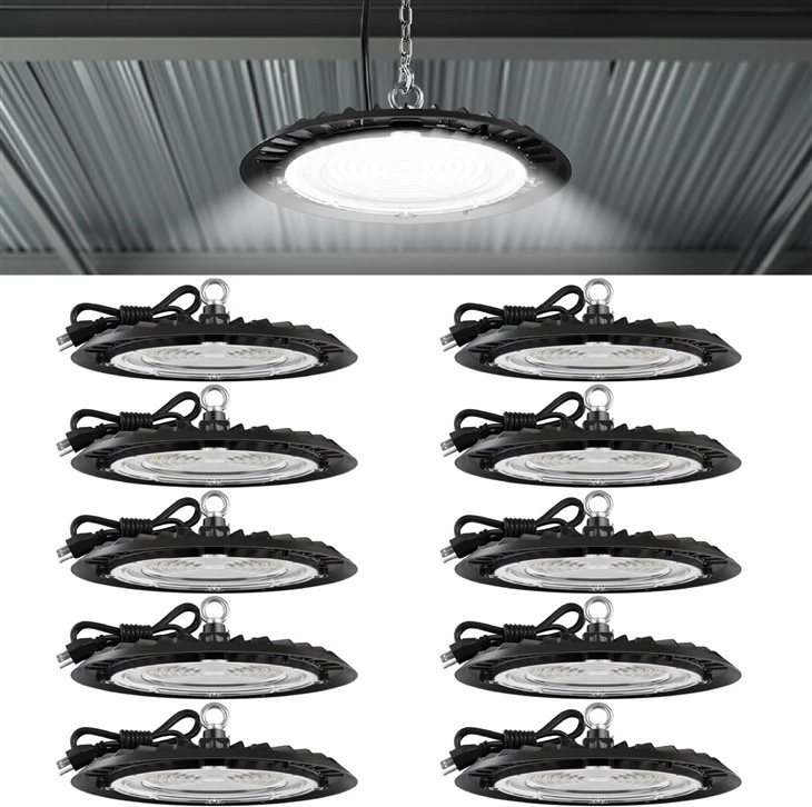UFO LED High-Up Light 5000k Ultra-Bright Commercial Light Workshop
